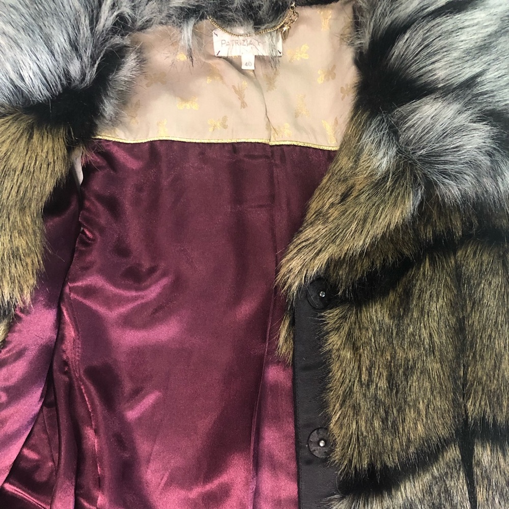 Patricizia Pepe Faux Fur Coat